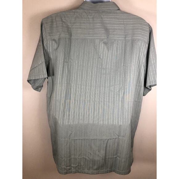 NWT Pj Paul Jones Men's Short Sleeve Button Down Shirt SIze XL Gray - Picture 6 of 13